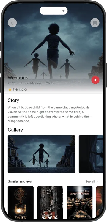 MovieApp — mobile app built with Nowa