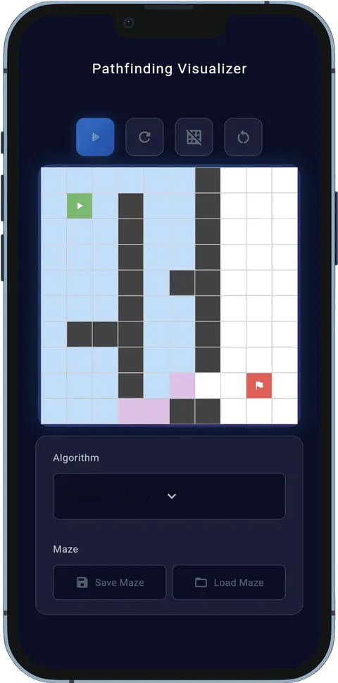 Pathfinding Visualizer screenshot 1